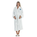 Water Absorbent Tahoe Micro Fleece Shawl Collar Robe (Embroidered)